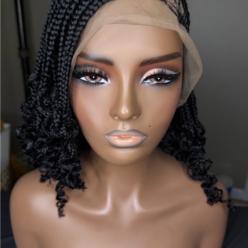 Black Curly Lace Front Wig – Women Hair